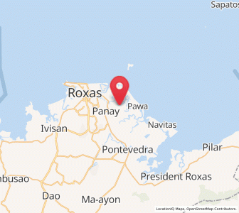 Map of Pawa, Western Visayas