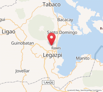 Map of Pawa, Bicol