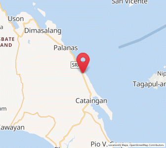 Map of Pawican, Bicol