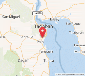 Map of Pawing, Eastern Visayas