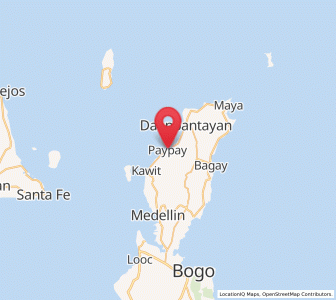 Map of Paypay, Central Visayas