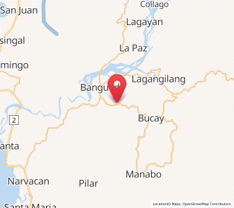 Map of Peñarrubia, Cordillera