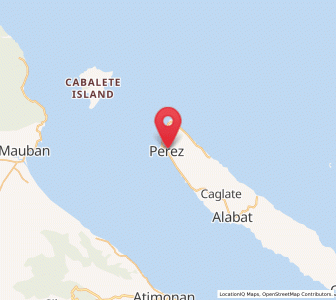 Map of Perez, Calabarzon