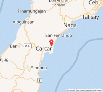 Map of Perrelos, Central Visayas