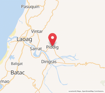 Map of Piddig, Ilocos
