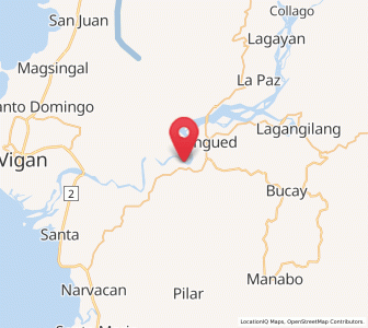 Map of Pidigan, Cordillera