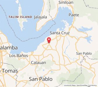 Map of Pila, Calabarzon