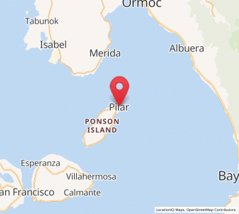 Map of Pilar, Central Visayas