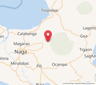 Map of Pili, Bicol