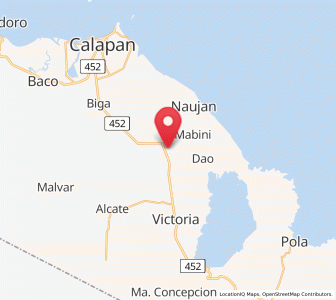 Map of Pinagsabangan, Mimaropa