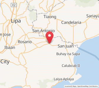Map of Pinagsibaan, Calabarzon