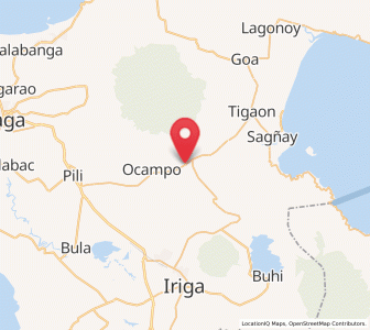 Map of Pinit, Bicol