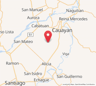 Map of Pinoma, Cagayan Valley