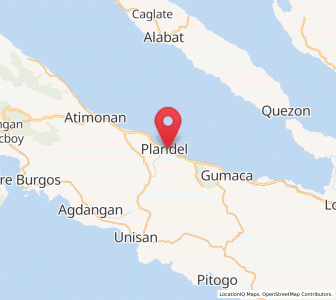 Map of Plaridel, Calabarzon