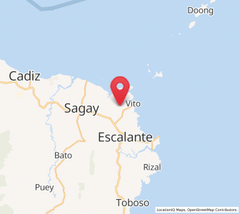 Map of Plaridel, Western Visayas