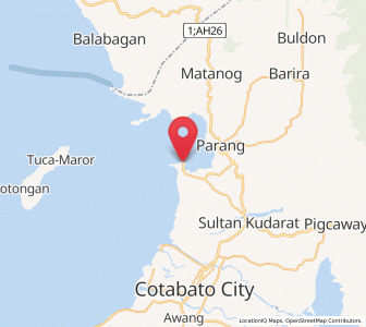 Map of Polloc, Autonomous Region in Muslim Mindanao
