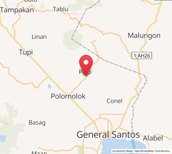 Map of Polo, Soccsksargen