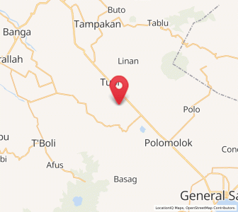 Map of Polonoling, Soccsksargen