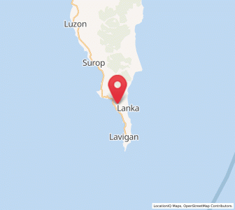 Map of Pondaguitan, Davao