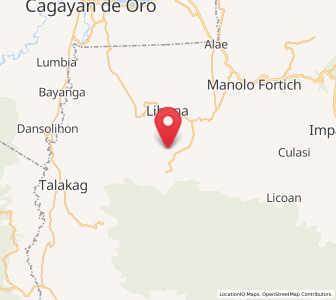 Map of Pongol, Northern Mindanao
