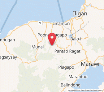 Map of Poona-Piagapo, Northern Mindanao