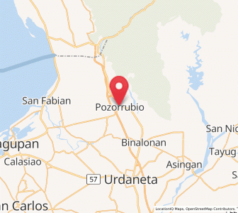 Map of Pozorrubio, Ilocos