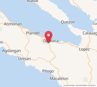 Map of Progreso, Calabarzon