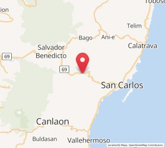 Map of Prosperidad, Western Visayas