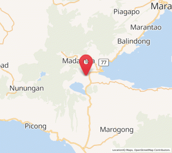 Map of Pualas, Autonomous Region in Muslim Mindanao