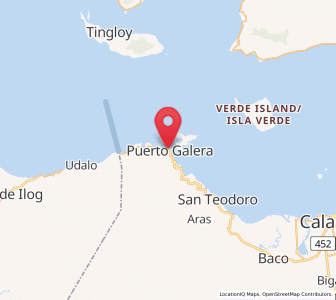 Map of Puerto Galera, Mimaropa