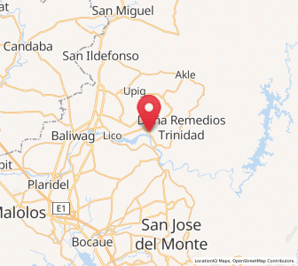 Map of Pulo, Central Luzon