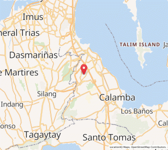 Map of Pulong Santa Cruz, Calabarzon