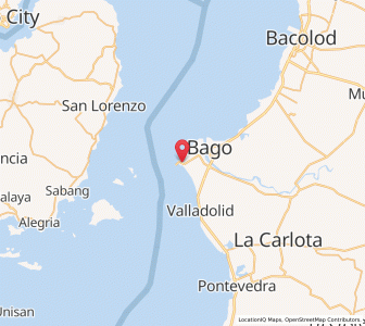 Map of Pulupandan, Western Visayas