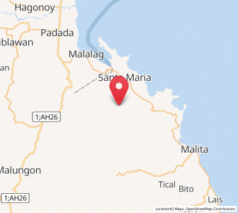 Map of Pung-Pang, Davao