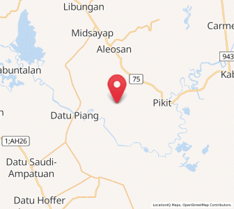 Map of Punolu, Soccsksargen