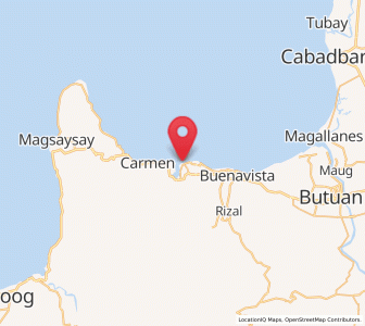 Map of Punta, Caraga