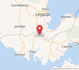 Map of Putiao, Bicol
