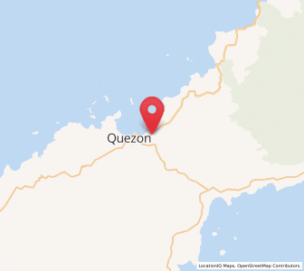 Map of Quezon, Mimaropa