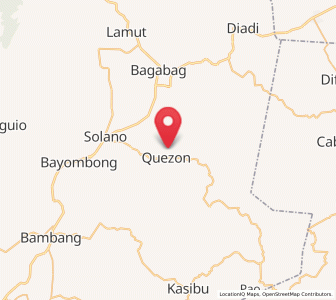 Map of Quezon, Cagayan Valley