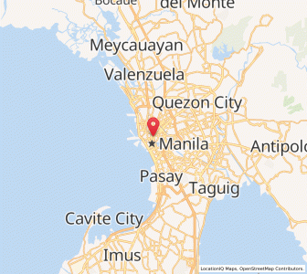 Map of Quiapo, Metro Manila