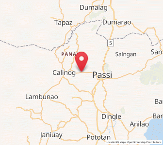 Map of Quinagaringan, Western Visayas