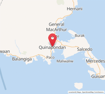 Map of Quinapundan, Eastern Visayas