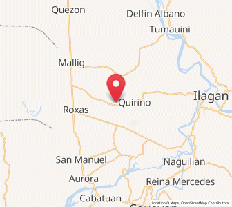 Map of Quirino, Cagayan Valley