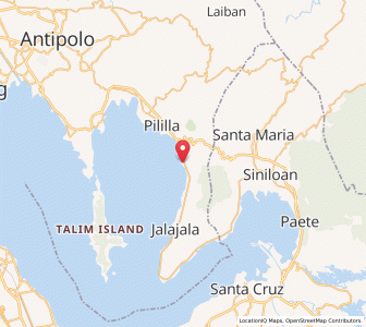 Map of Quisao, Calabarzon