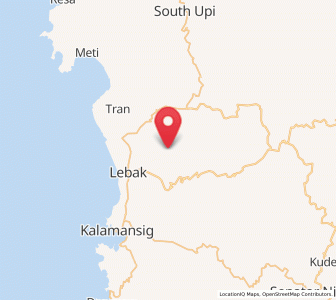 Map of Ragandang, Soccsksargen