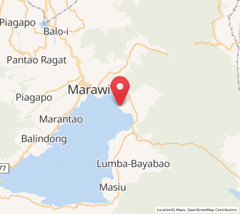 Map of Ramain, Autonomous Region in Muslim Mindanao