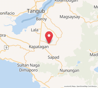 Map of Rebe, Northern Mindanao