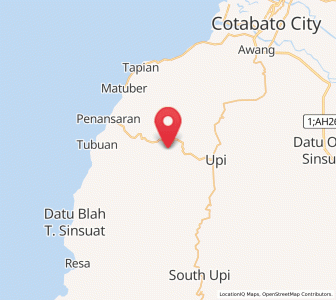 Map of Rimpeso, Autonomous Region in Muslim Mindanao