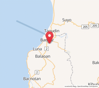 Map of Rissing, Ilocos
