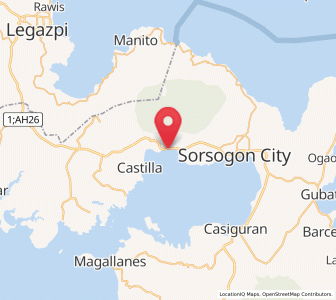 Map of Rizal, Bicol